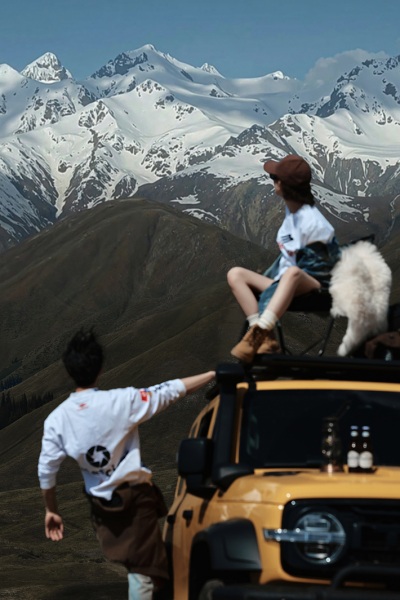 伊北牧场-雪线车辙