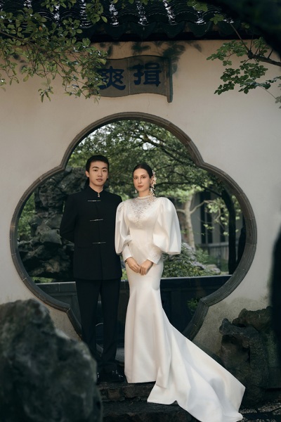 【瑞园复古白纱】